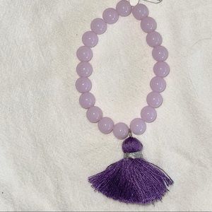 New beaded tassel bracelet